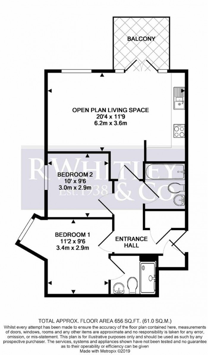 Floorplan for Bittern House, Wraysbury Drive, Yiewsley