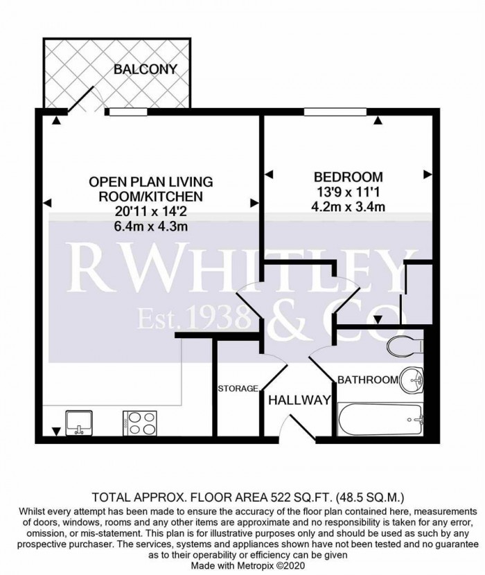 Floorplan for Regents Lodge, 19 Porters Way, West Drayton