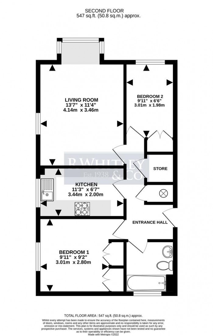 Floorplan for Knowles Close, Yiewsley, West Drayton