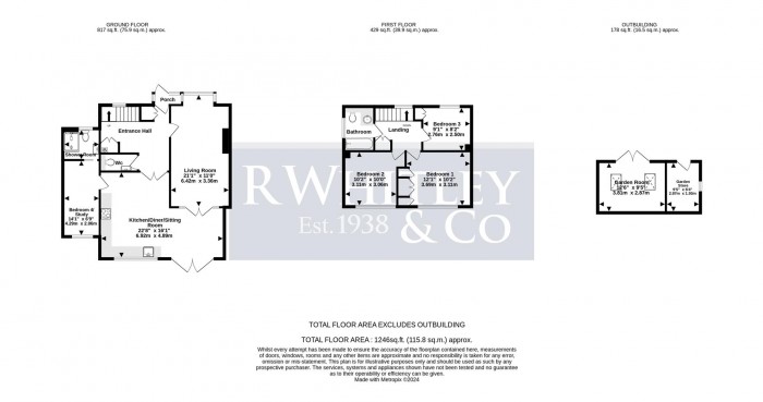 Floorplan for The Coppice, West Drayton