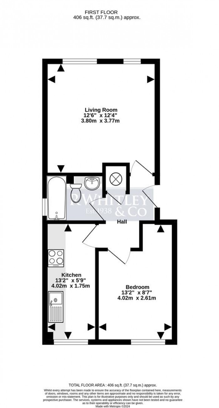 Floorplan for Knowles Close, Yiewsley